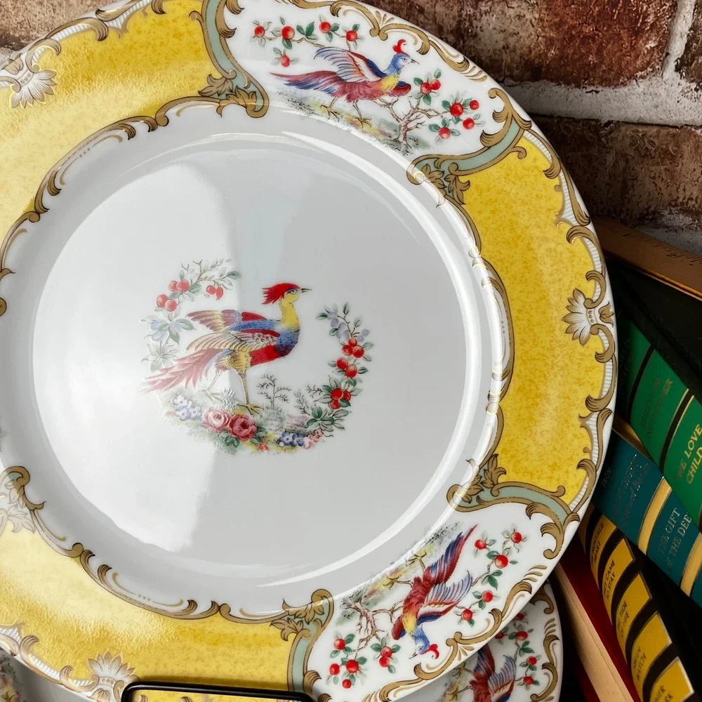 Andrea by Sadek Dinner Plates Newport Kingscote 10.5